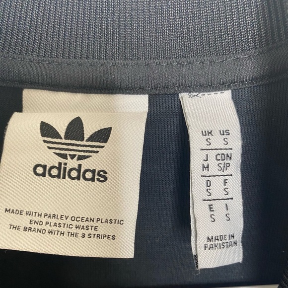 adidas Black and White Track Jacket - Picture 3 of 8